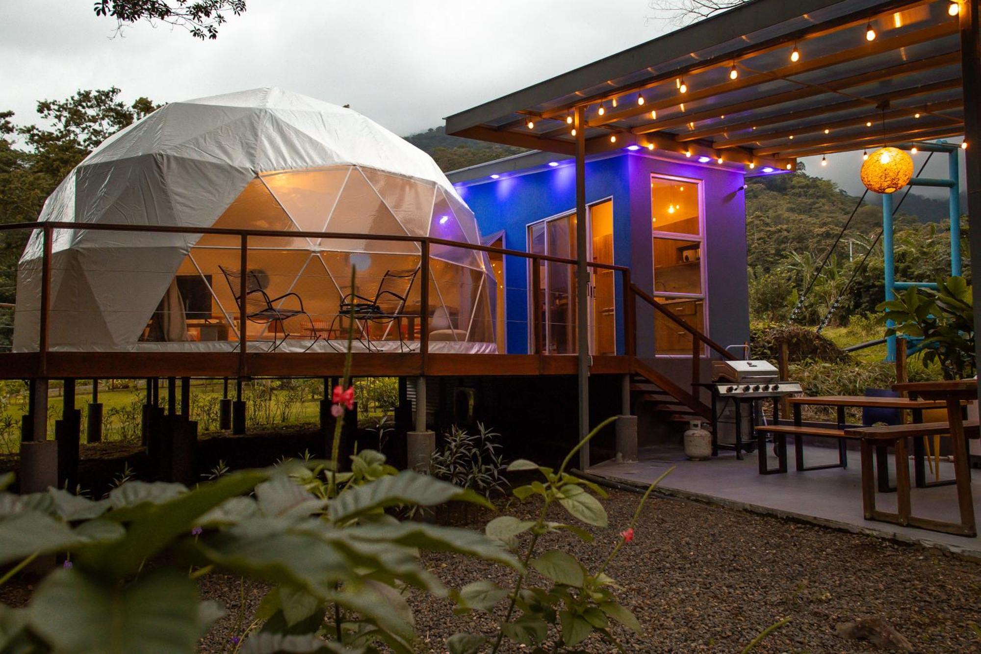 Bitzu Dome-Bijagua Riverside Glamping المظهر الخارجي الصورة