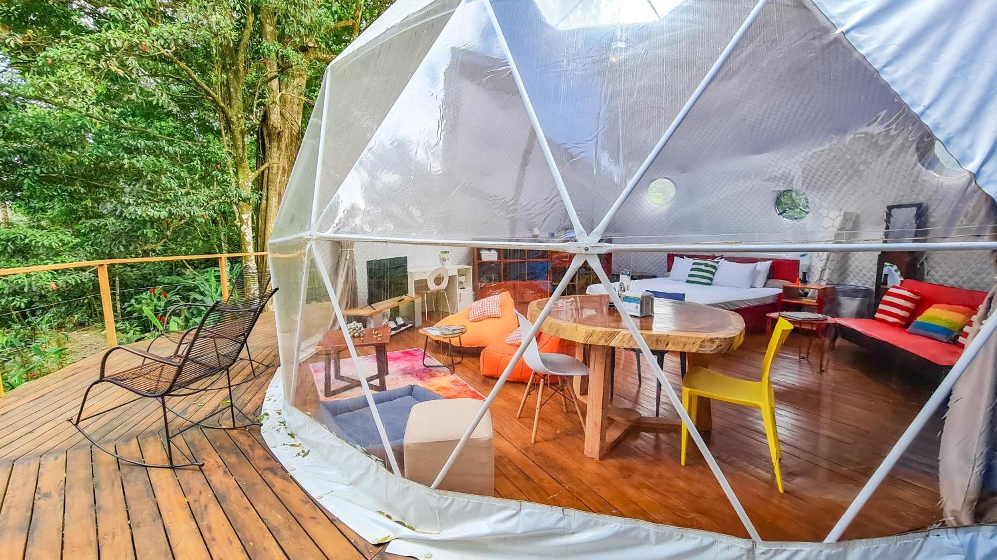 Bitzu Dome-Bijagua Riverside Glamping المظهر الخارجي الصورة