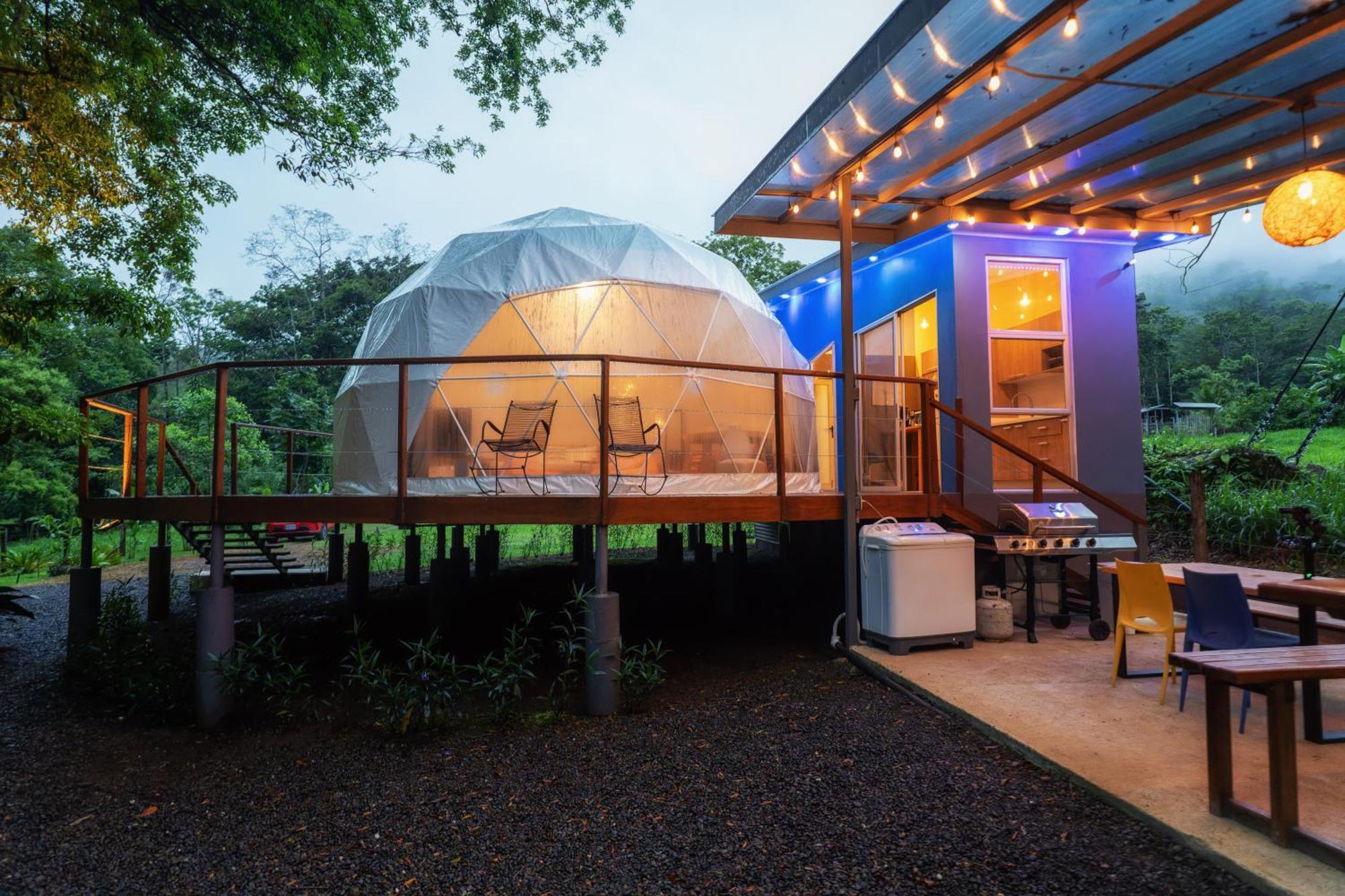 Bitzu Dome-Bijagua Riverside Glamping المظهر الخارجي الصورة