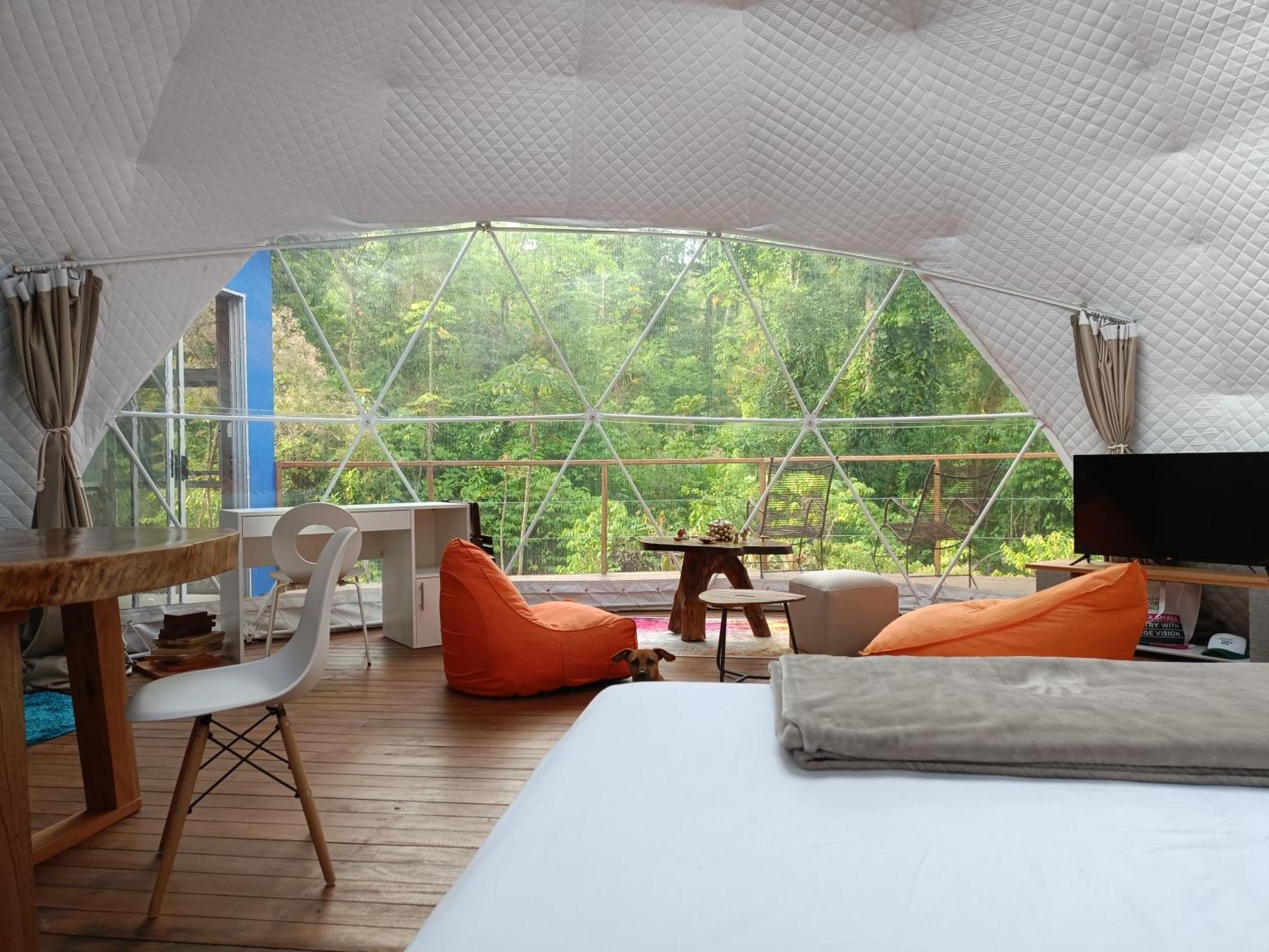 Bitzu Dome-Bijagua Riverside Glamping المظهر الخارجي الصورة
